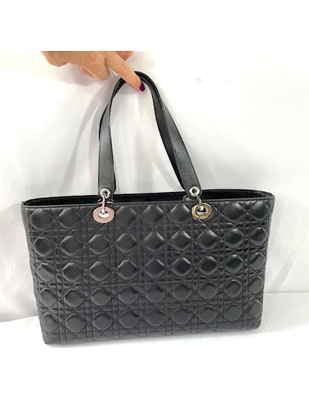 DIOR - Black Tote Bag - Picture 4 of 12